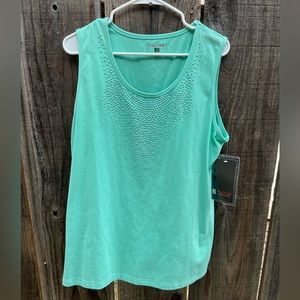 Daniel Kiviat NWT sleeveless embellished top